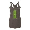 thumbnail image 2 of Green Striped Ford Mustang | Womens Cars and Trucks Premium Tri-Blend Racerback Tank Top, Brown, X-Large, 2 of 3