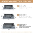 thumbnail image 3 of WNPETHOME Camas impermeables para perros Jumber, cama ortopédica para perros XXLarge con laterales, sofá cama para perros grandes con funda extraíble lavable, sofá cama para mascotas con espuma antide, 3 of 5