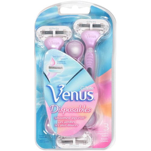3ct Venus Sensitiveskin Disposable Razor