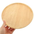 thumbnail image 3 of LOVERLYZ Wood Plate Wood Dinner Plate Round Charcuterie Board Dessert Wooden Tray Dish, 3 of 7