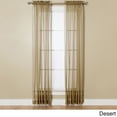 thumbnail image 4 of Miller Curtains  Angelica 108-inch Rod Pocket Sheer Panel Coal, 4 of 5