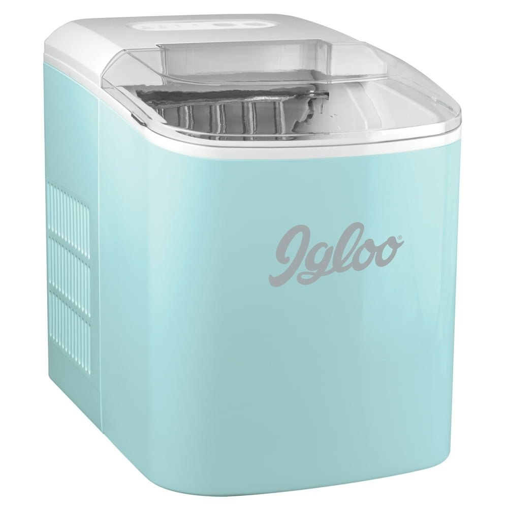 Igloo 26 lb. Capacity Countertop Ice Maker ICEB26AQ, Aqua