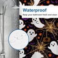 thumbnail image 4 of Halloween Shower Curtain, Cute Ghost Polyester Fabric Bathroom Decor Curtain, Machine Washable Waterproof, Halloween Holiday Gift for Women Men, 72 x 72 Inches, 4 of 7