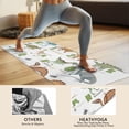 thumbnail image 4 of Alphabet Dinosaur Names Chart Pattern Hot Yoga Mat Towel Non Slip for Hot Yoga - Quick-Drying Yoga Mat Cover with 4 Corner Pockets with Travel Bag - Hot Yoga Towel Non Slip 74"x26", 4 of 6
