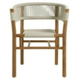 thumbnail image 5 of Pemberly Row Curved-Back Dining Armchairs Set of 2 in Natural Natural, 5 of 11