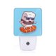 thumbnail image 1 of Balery Sushi Salmon Surfing Luz Nocturna LED con Sensor Automático, Enchufe con Sensor Crepuscular, Luz Suave de 0.5W para Dormitorio, Pasillo, Baño-US, 1 of 7