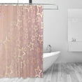 thumbnail image 2 of FREEAMG Pink Star Shower Curtain, Waterproof Shower Curtain, Polyester Fabric Specially Designed for Bathtub, 60x72 Inch, 2 of 6