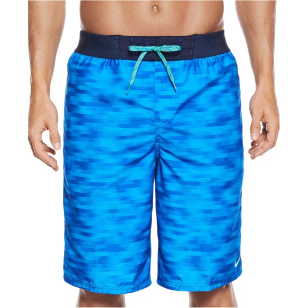 El Corte BaÃ±ador Hombre Rayas Azules Bermuda BaÃ±ador Marron