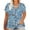 Blue, variant on Womens Plus Size Clearance,Women Shirts Short Sleeve Loose Plus Size Tee Tops V-Neck Tunic Blouse