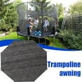 thumbnail image 5 of Trampoline Top Shade Cover, 6ft 10ft 12ft 14ft Outdoor Trampoline Cover, Sun Protection Net, Easy to Install, Sun Shade Cover for Trampolines, UV & Leaves Resistant Trampoline Canopy, 5 of 7