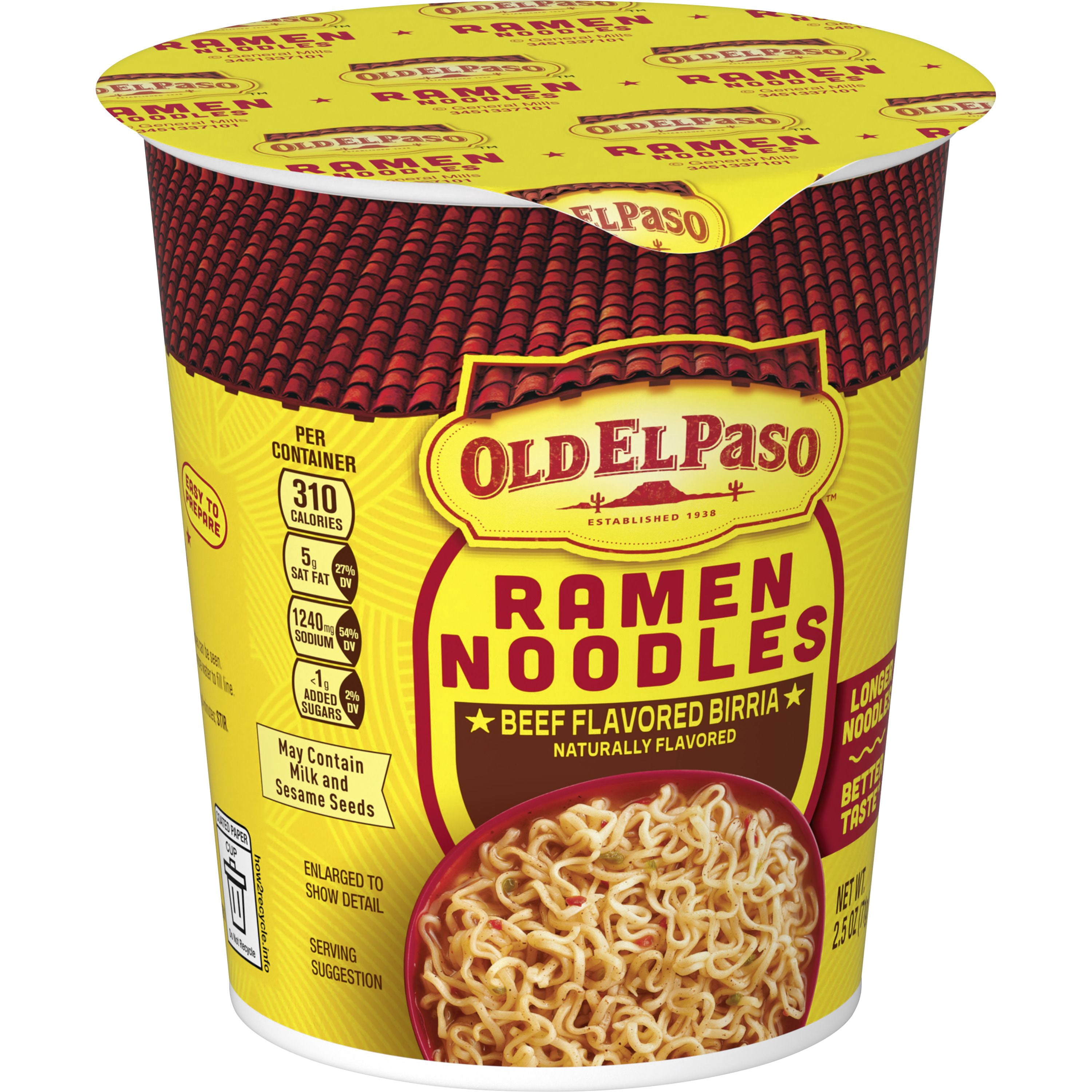Old El Paso Birria Ramen Noodles Cup