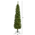 thumbnail image 4 of Nearly Natural 6ft Green Pencil Christmas Tree with 150 Clear LED Lights, 4 of 9
