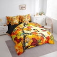 thumbnail image 3 of Castle Fairy Full 7-Piece Teens Animal Bird Maple Leaves Bedding Set, 3 of 8