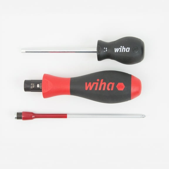 Wiha 28408 Adjustable Torque Screwdriver with 4mm Bit Adapter, 18 - 62 in-lbs