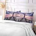 thumbnail image 7 of Coolnut Sunset Lighthouse Plush Pillowcase, Luxury Soft King Pillow Case for Hair and Skin, Standard Size Pillow Covers with Zipper Closure, 20x30in #546 Home Decor Gifts, 7 of 7