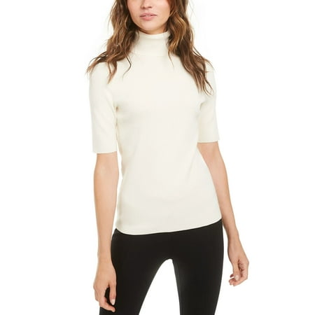 Nine West BALLET PINK Short Sleeve Turtle Neck Sweater, US M