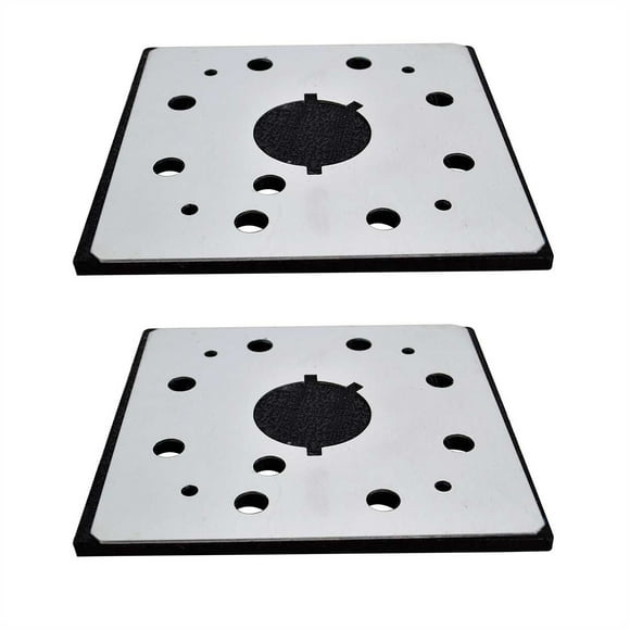 Replacement Pad Set for Dewalt Sander 10-Hole, Aluminum+Foam Material, 105*115mm