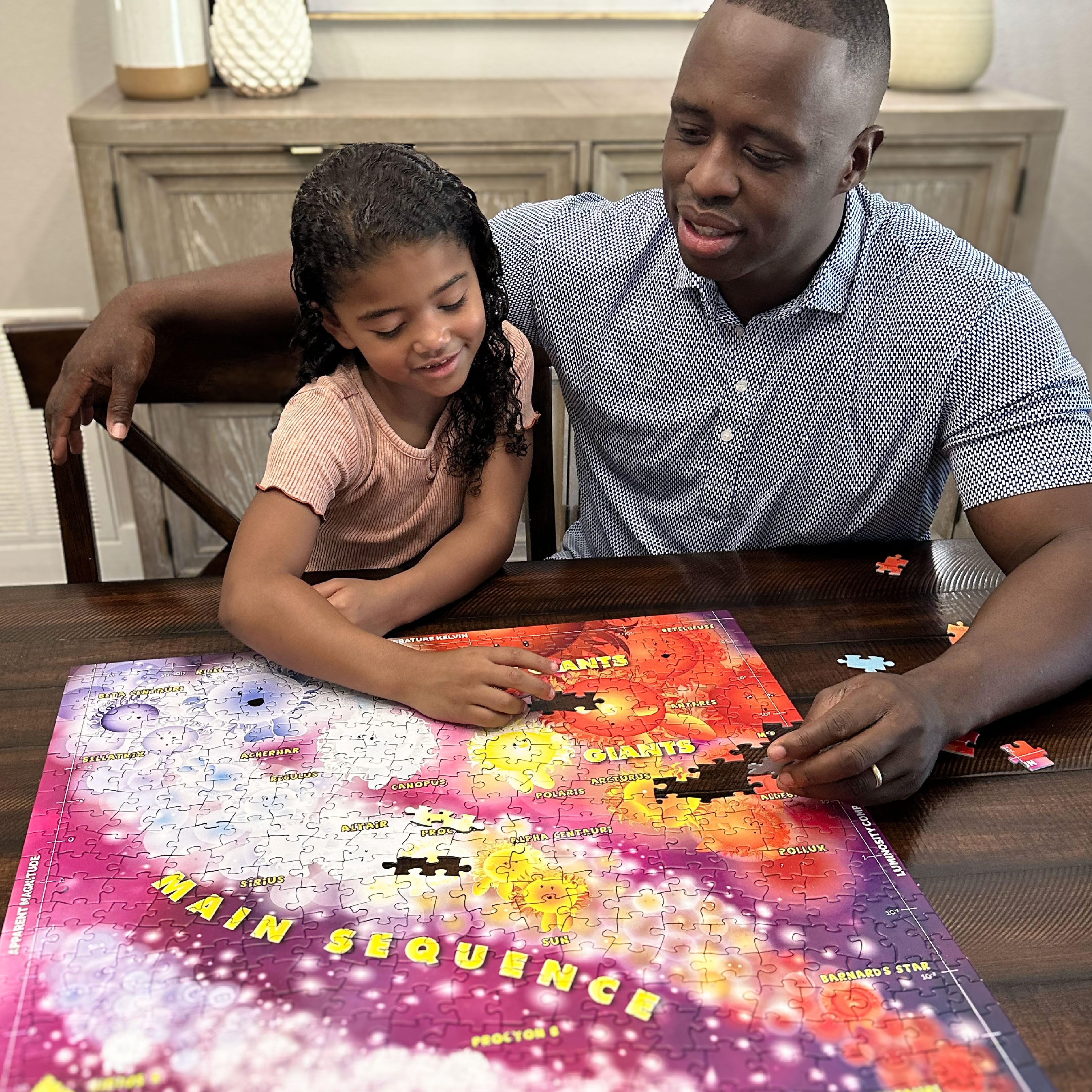 Celestial Buddies So Many Stars! 500 Piece Jigsaw Puzzle - Educational Learning & Astronomy Fun for Ages 8+