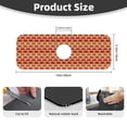 thumbnail image 2 of Kdxio Red Cars Pattern Non-Slip Diatom Mud Faucet Drain Pad,Self Absorbent Mat for Kitchen Sink for Variety Kitchen & Bathroom Countertops, 2 of 7