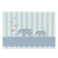 thumbnail image 1 of Animal Cartoon Cutting Board, Bath Themed Cheerful Celebration Soft Toned Striped Design, Decorative Tempered Glass Cutting and Serving Board, Large Size, Multicolor, by Ambesonne, 1 of 1