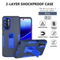 thumbnail image 3 of Xhy Motorola Moto G Stylus 5G 2022 Case with Screen Protector, Military Grade Case with Magnetic Car Mount, Motorola G Stylus 5G 2022 Case for Men Women, Dark blue & Blue, 3 of 7