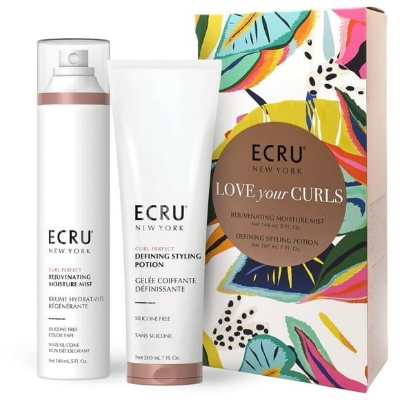 ECRU New York LOVE your CURLS Holiday Gift Set Hair Care 2 Piece Gift Sets Curly Hair Product Duo