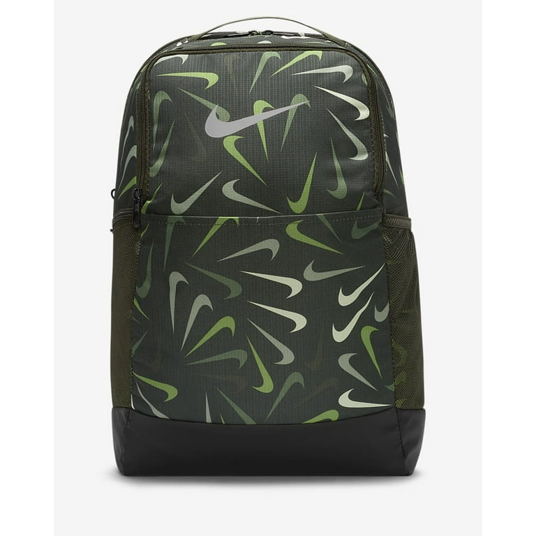 Nike brasilia backpack green sales