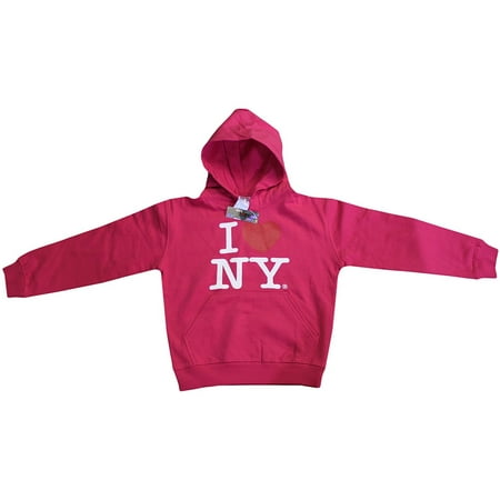 I Love NY New York Kids Hoodie Screen Print Heart...