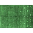 thumbnail image 1 of Ahgly Company Indoor Rectangle Solid Emerald Green Modern Area Rugs, 6' x 9', 1 of 4