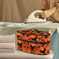 thumbnail image 2 of HELLHERO Iron Portable Storage Bag Protective Garment Steamer Box Travel Steamer Holder Bats and Cats Pattern Christmas, Bag Only, 2 of 6