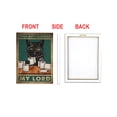 thumbnail image 4 of Paquete de 2 pinturas de lienzos Impresión de gatos lindos con dibujos animados de marco Imagen colgante Brillante en color Colorfast decorativo imágenes Kearding HA011291-00, 4 of 7