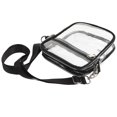 thumbnail image 2 of Crossbody Phone Bag Zipper Design Money Bag Transparent Bag Women Cosmetic Pouch Clear Bag Stadium Approved, 2 of 2
