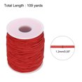 thumbnail image 2 of Elastic Cord Stretchy String 1.2mm 109 Yards Red for Craft, Jewelry Making, Bracelets, Necklaces, Beading, 2 of 5
