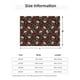 thumbnail image 5 of Balery Red Rose Skull Manta de Franela con Dibujo, Lujo Ultra Suave y Cálido, Antipelusa y Resistente a las Arrugas para Cama, Sofá, Camping -50"x40", 5 of 6