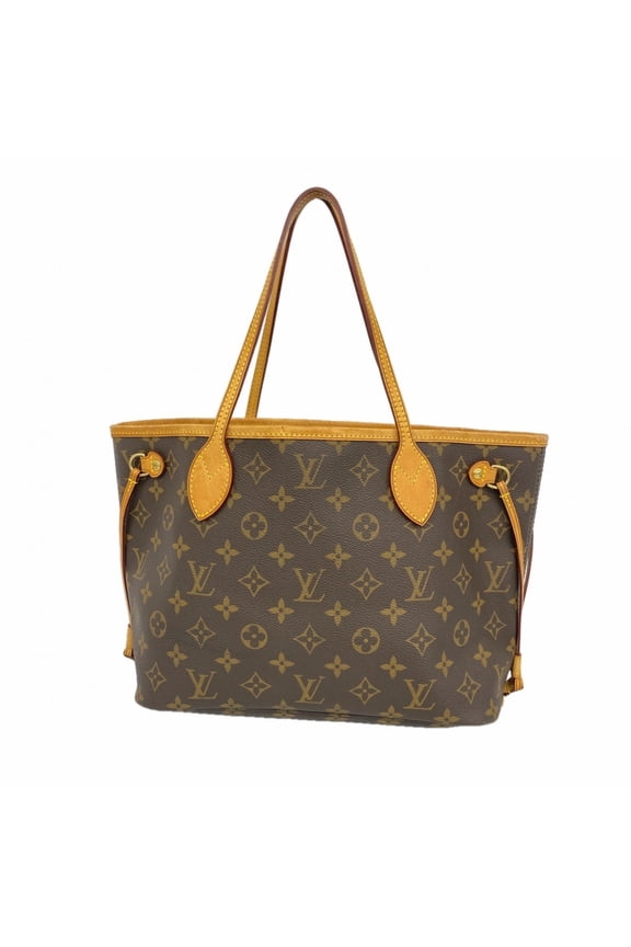 Pre-Owned Louis Vuitton Monogram Neverfull PM Tote Bag M40155 Brown Women's