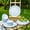 Colorful, variant on Melamine Dinnerware Set Outdoor Blue Plates Bowl Set Lightweight Shatter Proof Chip Resistant