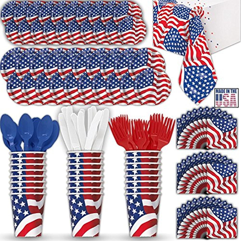 party paper plates and napkins