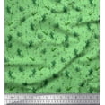 thumbnail image 1 of Soimoi Polyester Crepe Fabric Leaf Leaves Printed Fabric 1 Yard 52 Inch Wide, 1 of 3