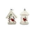 thumbnail image 6 of Kurt Adler White Birdhouse w/ Cardinals Holiday Ornament Set (2 Pack), 6 of 6