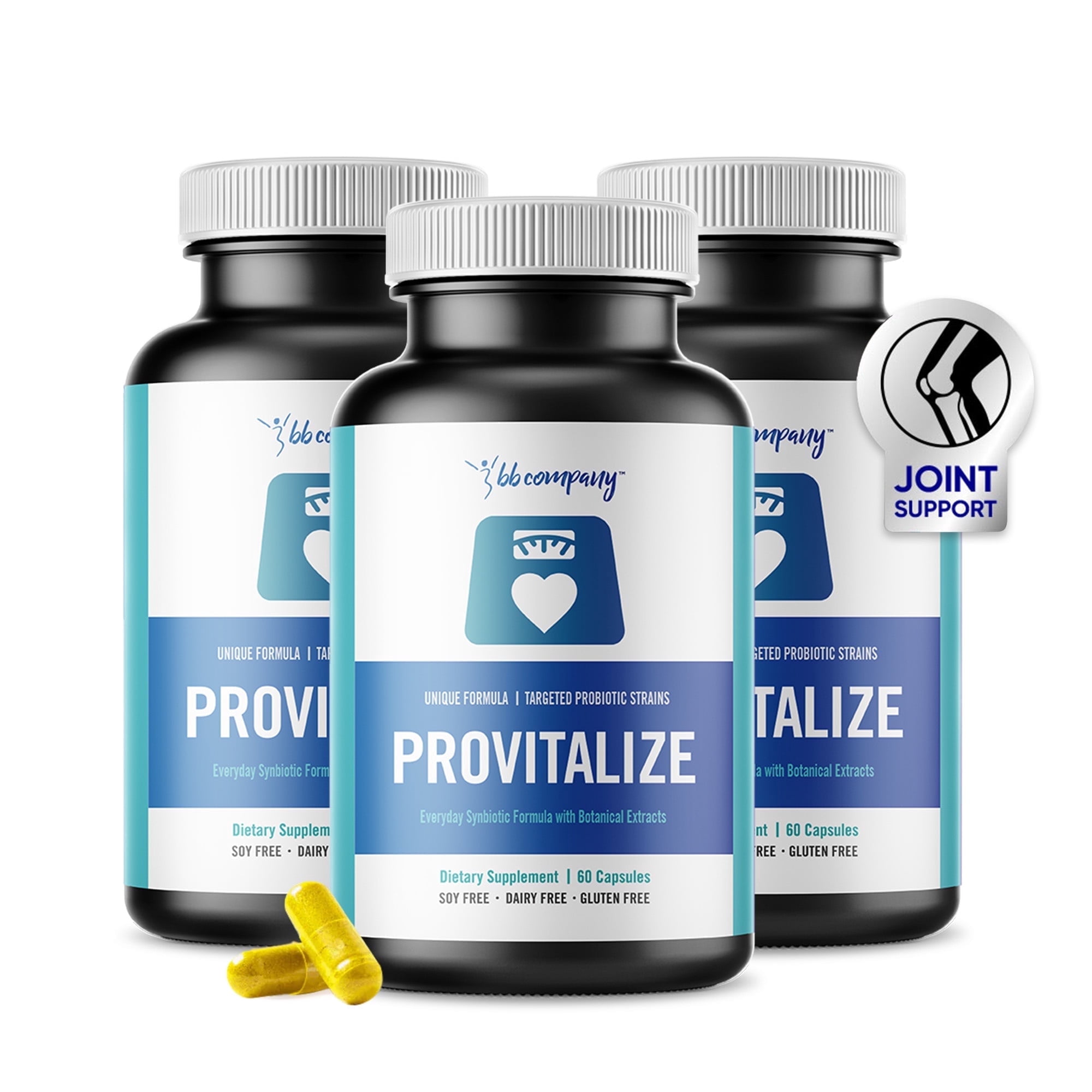 BB Company Provitalize for Menopause Weight, Gut Health, Joint Support (3 pack)