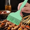 thumbnail image 3 of Heat Resistant Silicone Basting & Pastry Brushes, BPA Free, Easy to Clean & Dishwasher Safe, Spread Oil Butter Sauce Marinades, for BBQ Grill, Baking and Daily Home Kitchen Cooking,Light Green, 3 of 3