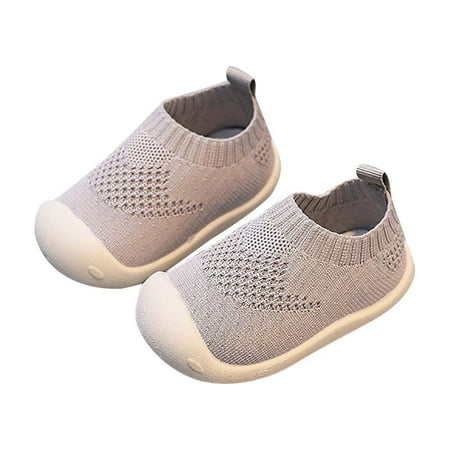 

JGTDBPO Baby Shoes For Toddler Boys Girls First Walking Shoes Infant Sneakers Soft Anti-Slip Newborn Toddler Flying Woven Outdoor Shoes Crib Shoes Breathable Lightweight Slip On Shoes