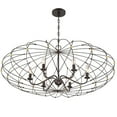 thumbnail image 5 of 6 Light Chandelier     -Traditional Installation Crystorama Lighting Zuc-A9036-Eb-Ga, 5 of 5
