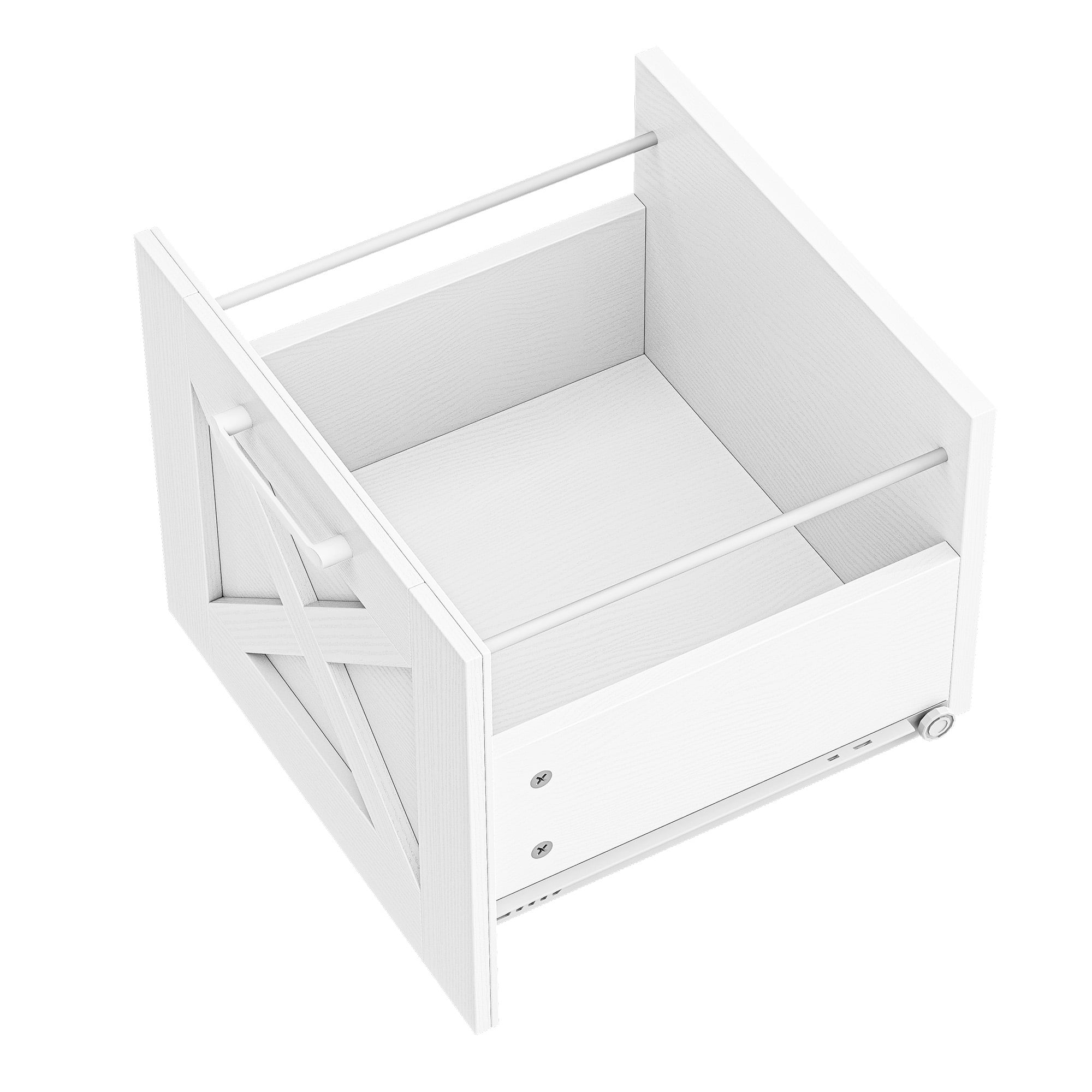 Dextrus 59 inch L-Shaped Desk with Power Outlet & USB Ports, Office Desk with File Cabinets, Large Computer Desk with Drawers, 2 Person Corner Desk Writing Desk with Storage Shelves, White