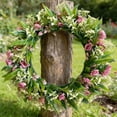 thumbnail image 3 of SIYTUAU Artificial Flower Wreath 18 Inch For Spring Summer Door Window Home Decor L, 3 of 7