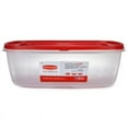 thumbnail image 2 of Lids 320oz (2.5 gal) Plastic Rectangle Food Storage Container Clear: Large, Microwave & Freezer Safe, 2 of 2