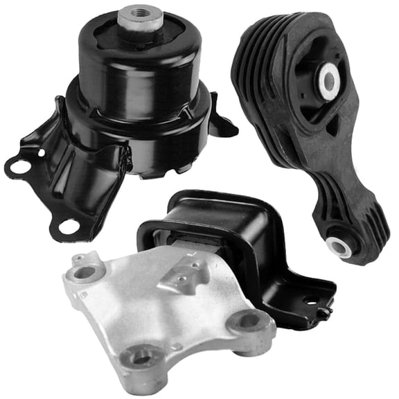4M Auto Parts Engine Motor Mounts & Automatic Transmission Mount 3PCS Set. Parts 9863, 9946, 9944. A65138, A65064, A65062. (i-VTEC Eng.)