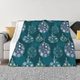 thumbnail image 1 of Fotbe whiter Snowflake balloons Manta de Franela con Estampado, Manta Ultrasuave para Cama, Sofá, Auto, Hipoalergénica y Antibolitas-60"x50", 1 of 6