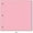Pink, variant on 3 Hole Paper 8 1/2 X 11 - 100 Papers Per Pack (White)