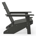 thumbnail image 6 of WestinTrends Riviera Outdoor HDPE Modern Adirondack Chair with Cup Holder, Gray, 6 of 15